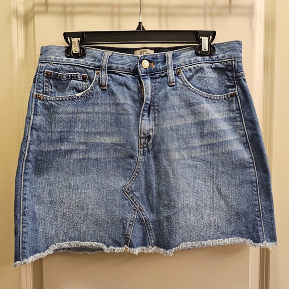 J. Crew Blue Classic Denim Jeans with Golden Stitching - Picture 1 of 3